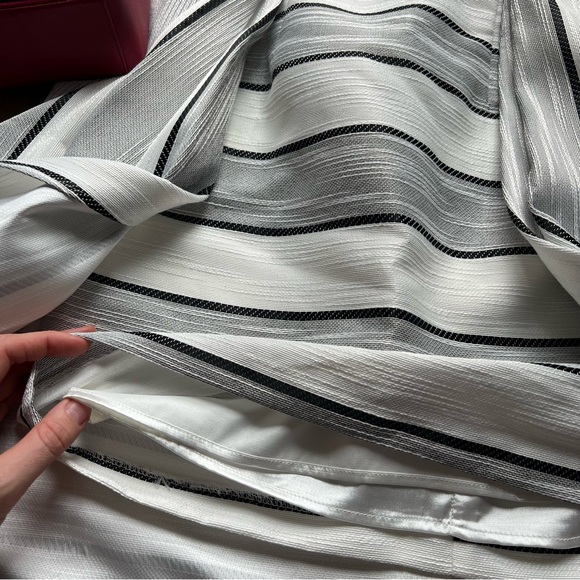Australian brand Sheike black/white stripped high-low dress - Picture 4 of 8